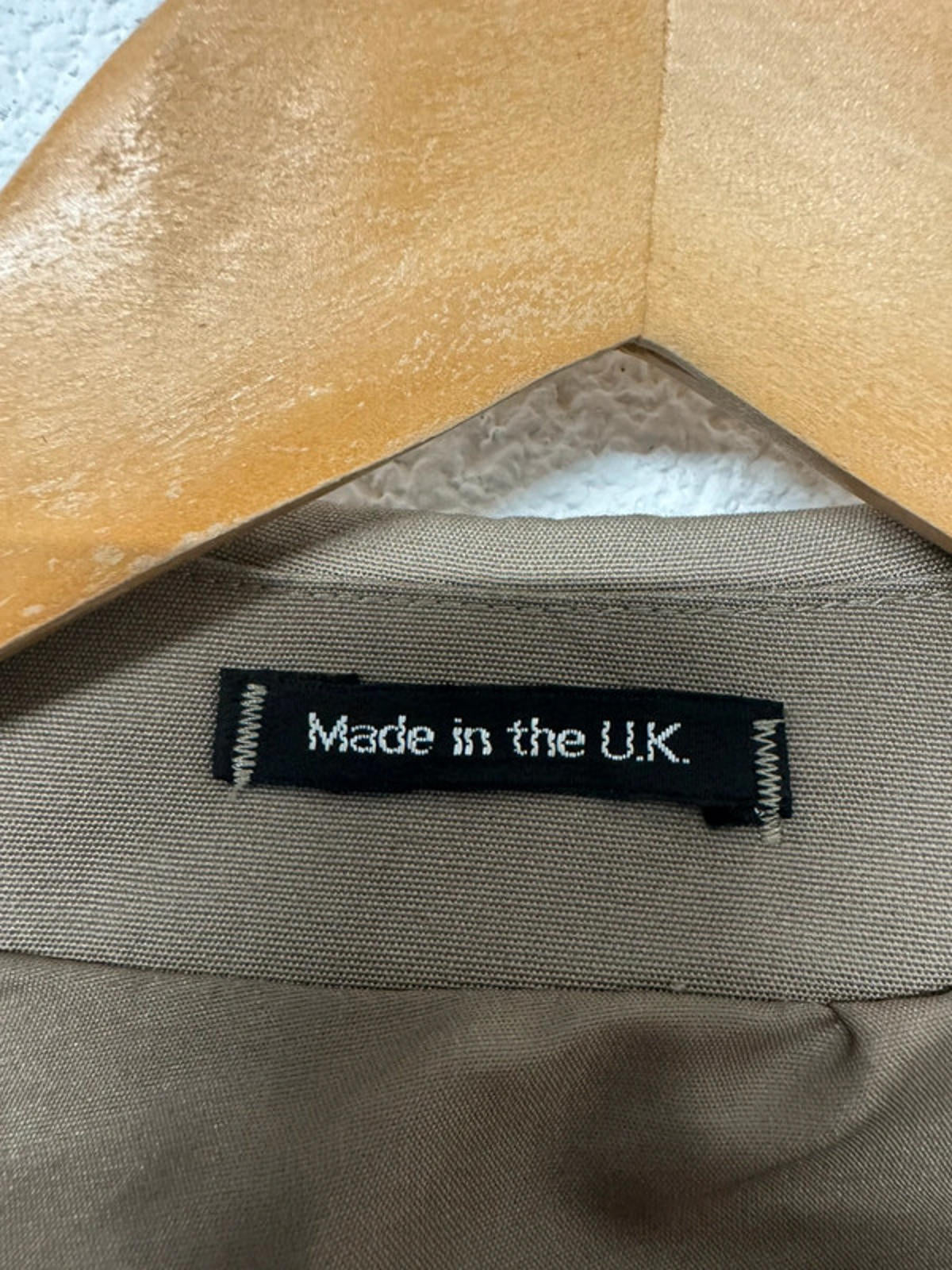 Vintage St Michael Trench Coat - Made in UK - Men’s 42” Chest - Beige Mac